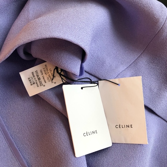 Celine Lilac Assymetrical Cutout Mini Dress - Picture 5 of 5